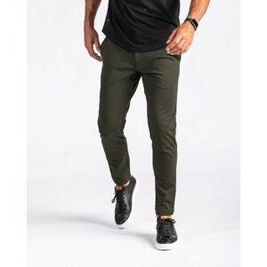 BYLT Everyday Pant 2.0 Men's XL Dark Olive Premium Basics Slim Fit Ultra Stretch